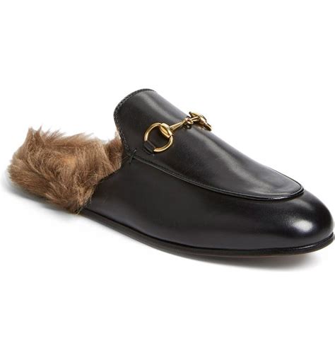 gucci shearling women|gucci mules for sale.